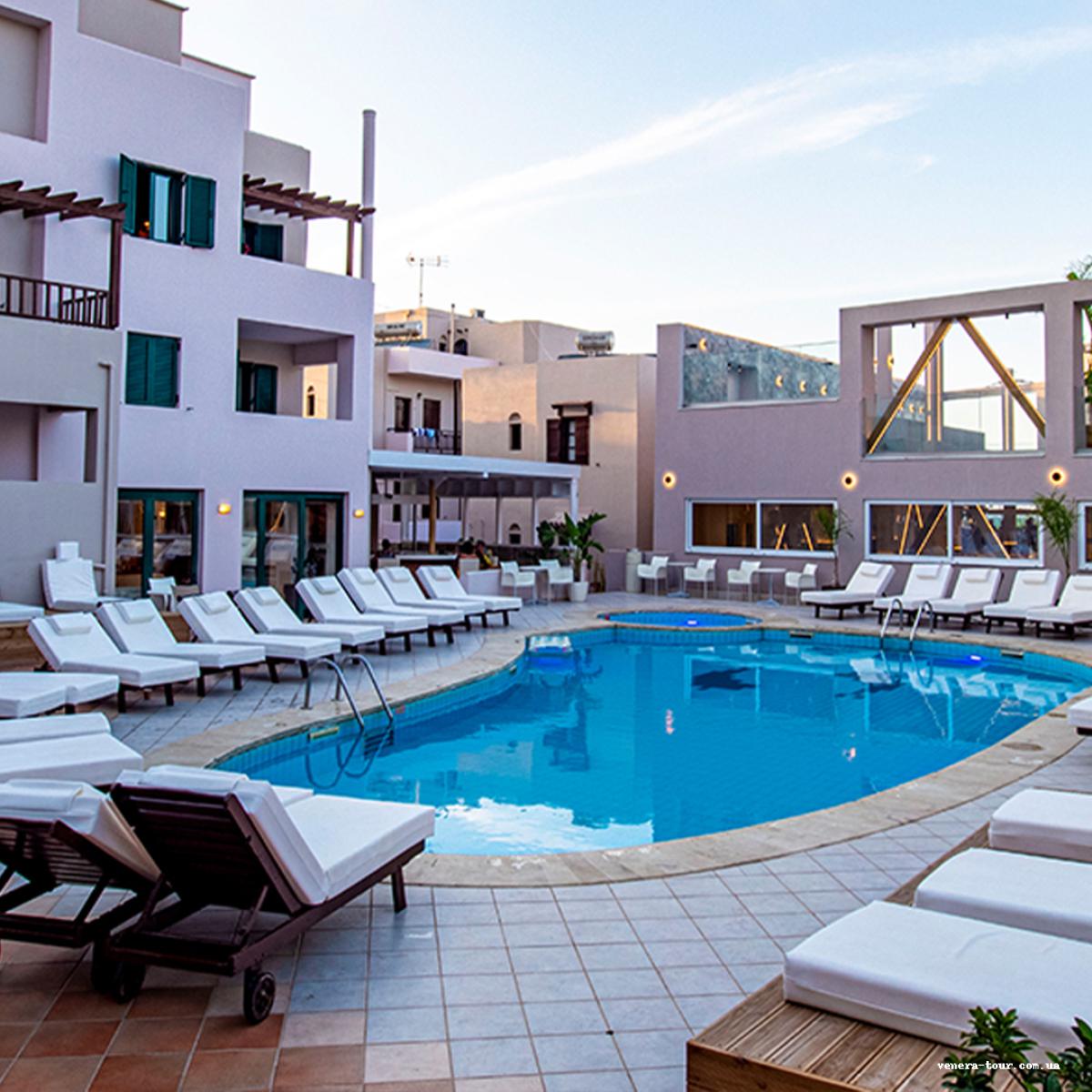 Porto Greco Village Beach Hotel інформація про готель та пошук турів в готелі Porto Greco Village Beach Hotel в Греції