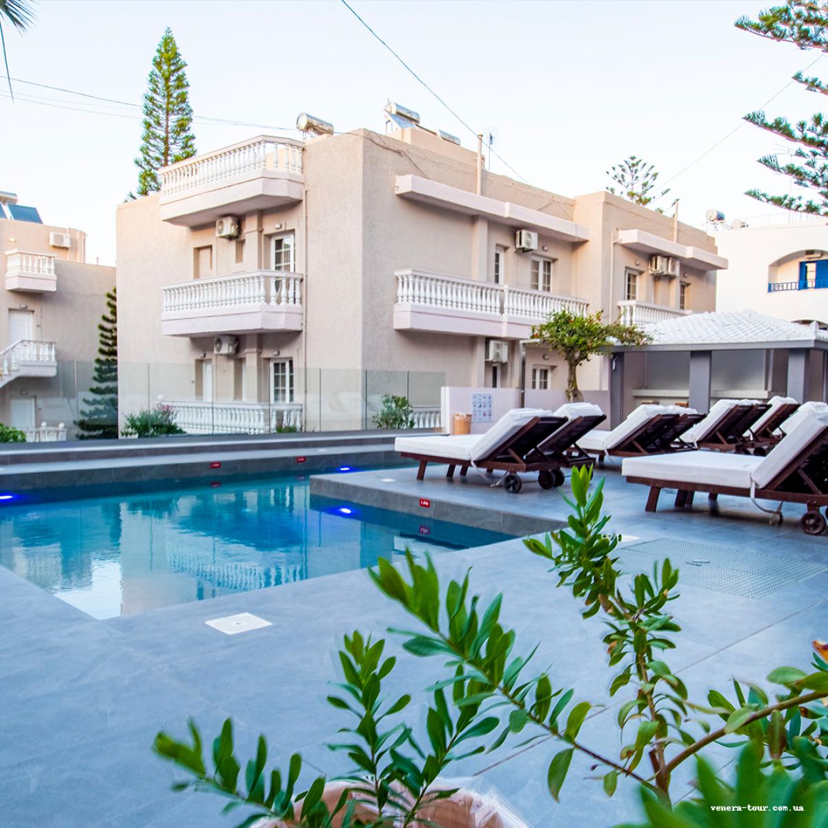 Porto Greco Village Beach Hotel інформація про готель та пошук турів в готелі Porto Greco Village Beach Hotel в Греції