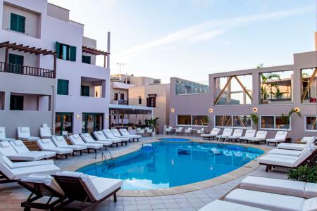 Porto Greco Village Beach Hotel інформація про готель та пошук турів в готелі Porto Greco Village Beach Hotel в Греції