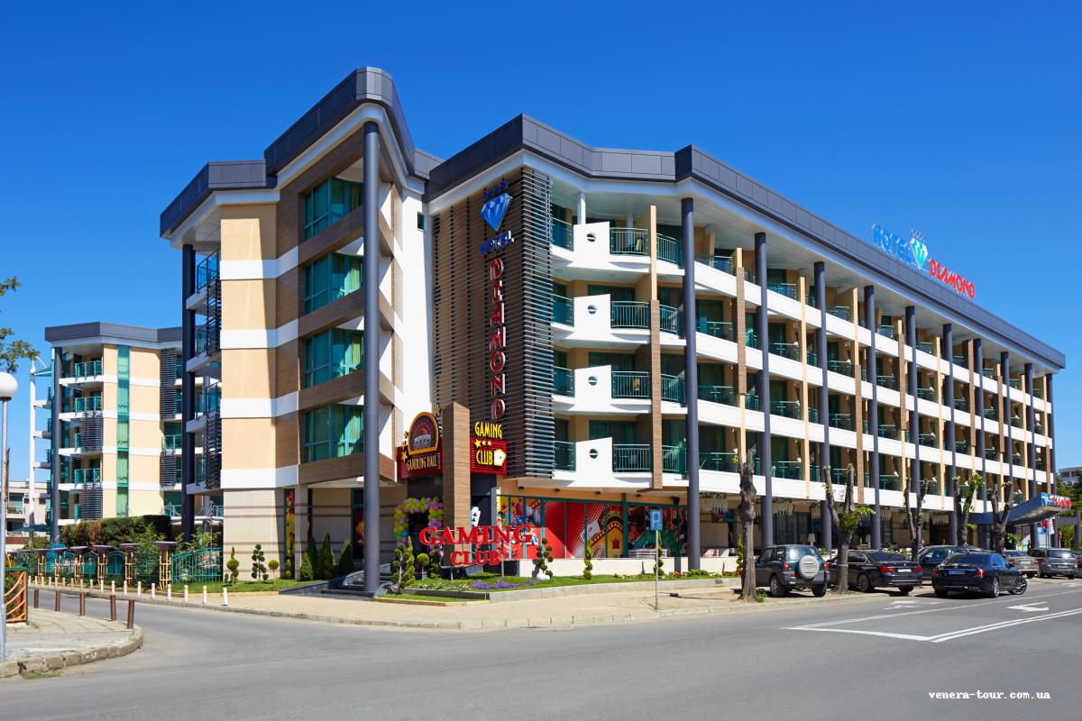 Diamond Sunny Beach 4⭐️ інформація про готель та пошук турів в готелі Diamond Sunny Beach 4⭐️ в Болгарії